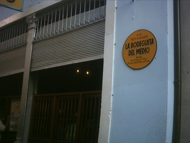 Entrada Bodeguita del Medio