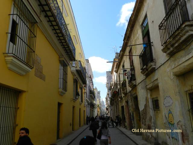 View of Teniente Rey Street, Old Havana - Cuba